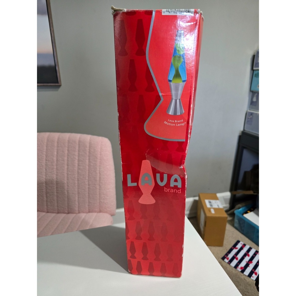 Lava Brand lava lamp blue/green NIB 8624